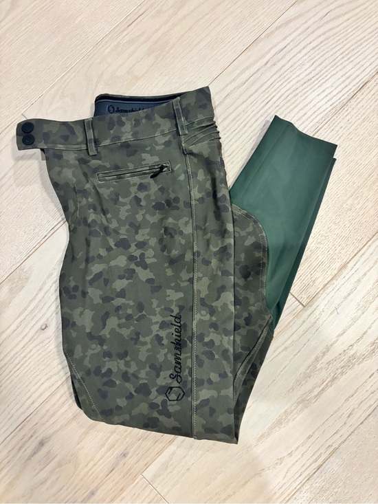 Samshield Pants - Samshield RARE knee patch camo breeches NWOT